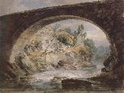 The bridge on the river Joseph Mallord William Turner